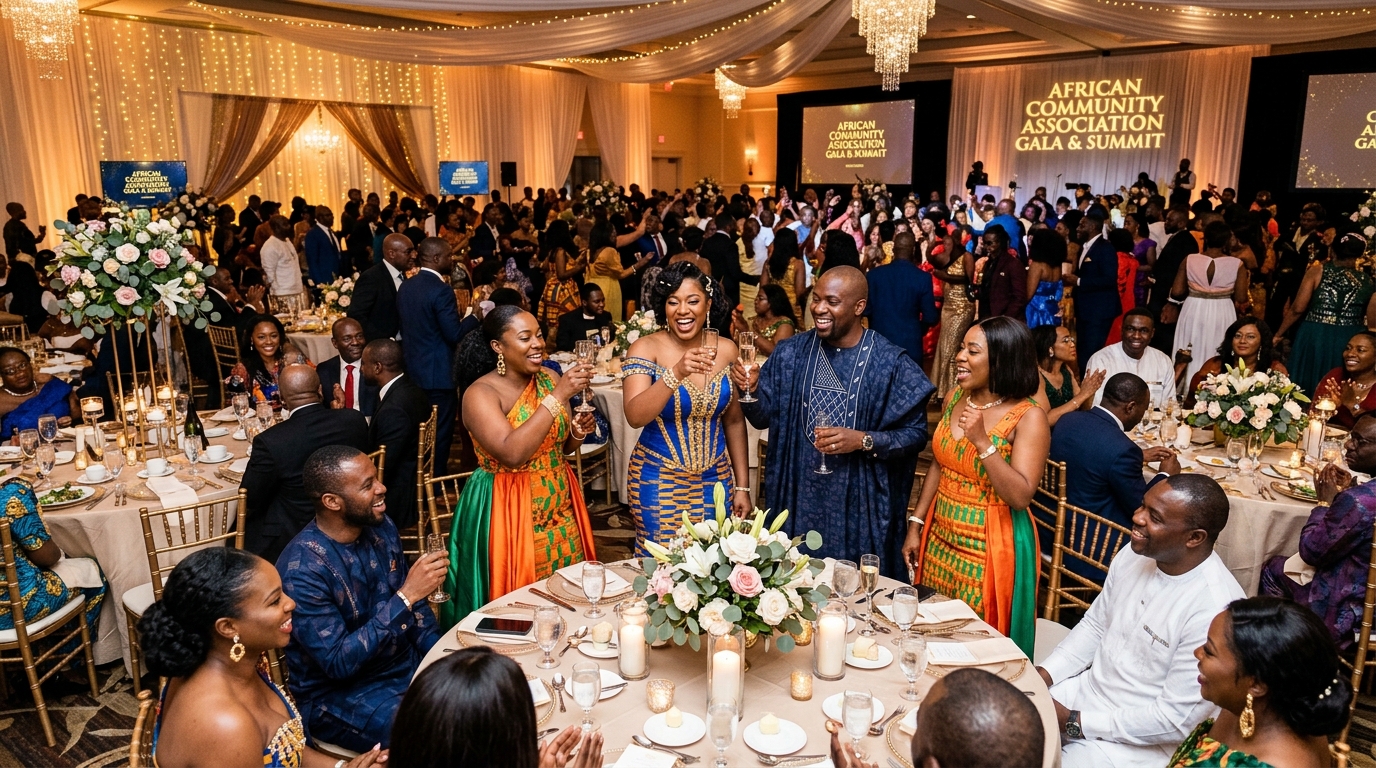 African community association annual gala, summit and celebration banquet